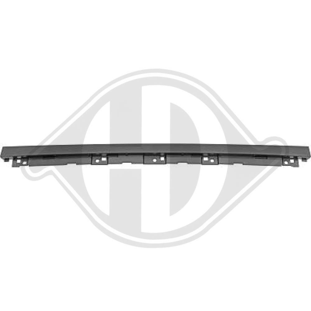DIEDERICHS Pynte-/beskyttelsesliste, kofanger 1076064 foran for AUDI