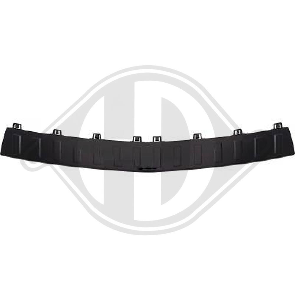 DIEDERICHS Pynte-/beskyttelsesliste, kofanger 1655167 bag for MERCEDES-BENZ