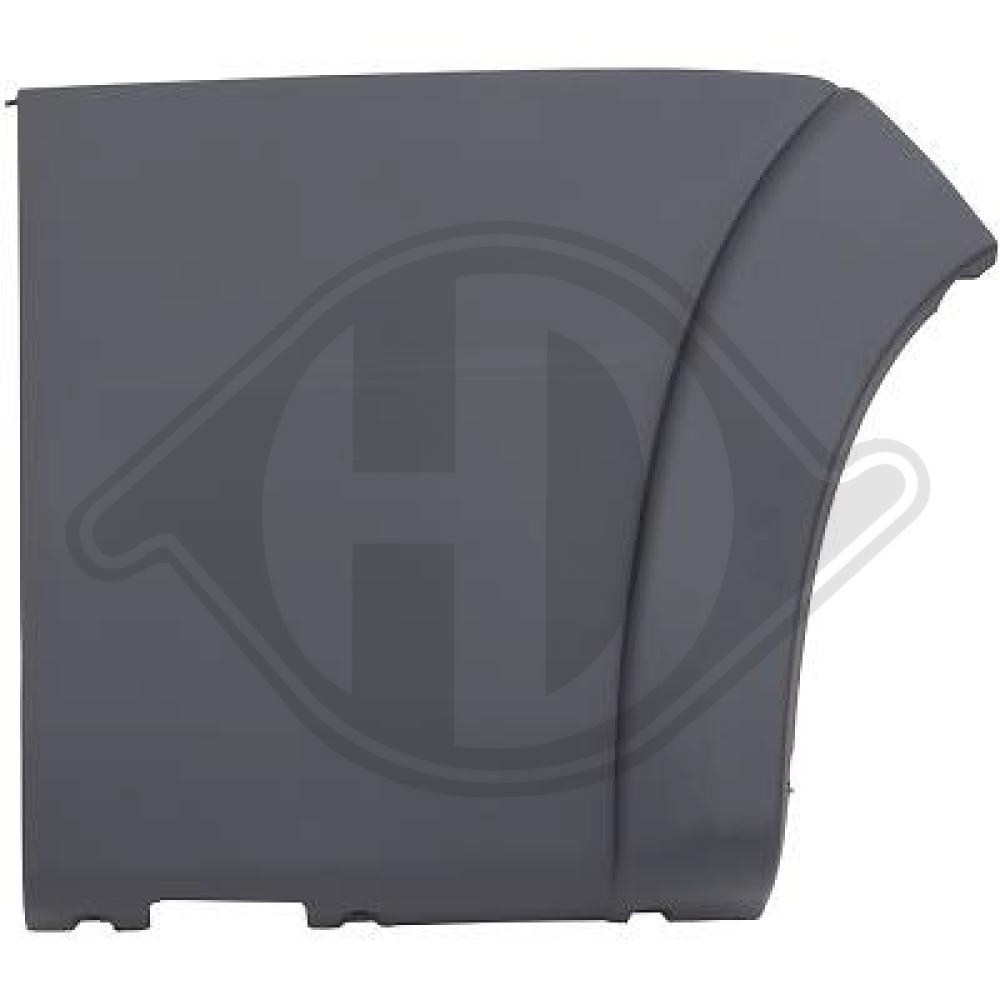 DIEDERICHS Pynte-/beskyttelsesliste, sidepanel 3484566 bagved til højre for PEUGEOT