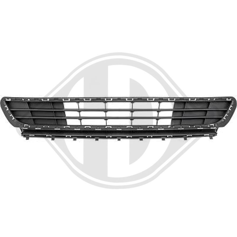 DIEDERICHS Kofangergitter 2216044 foran for VW