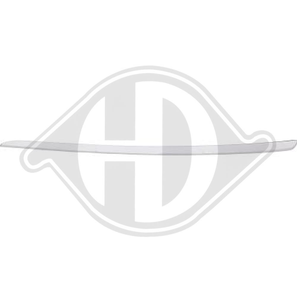 DIEDERICHS Pynte-/beskyttelsesliste, kofanger 1685163 foran til venstre for MERCEDES-BENZ