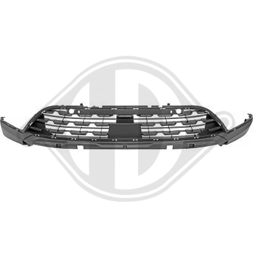 DIEDERICHS Kofangergitter 4407045 foran for RENAULT