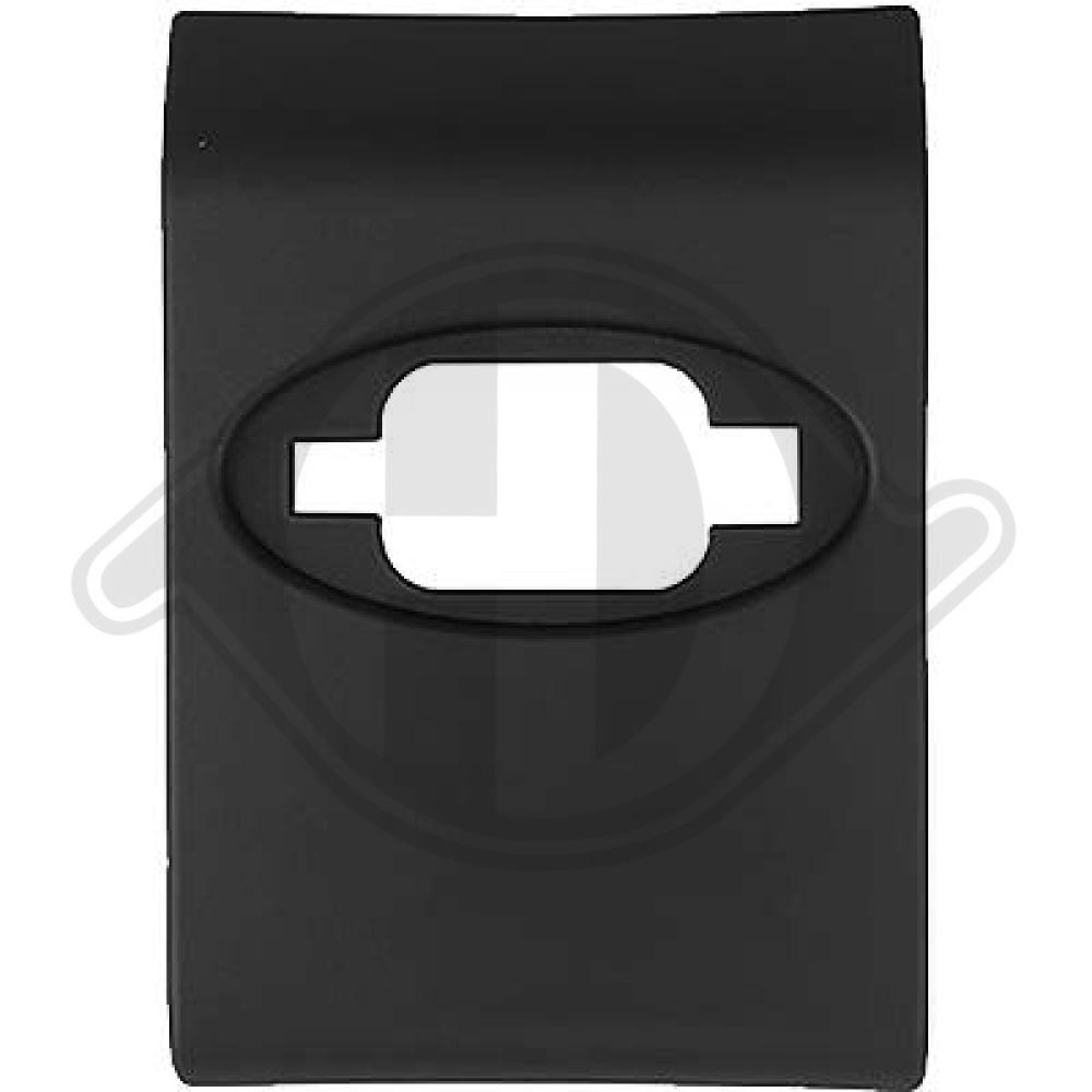 DIEDERICHS Pynte-/beskyttelsesliste, sidepanel 4487163 venstre for OPEL RENAULT