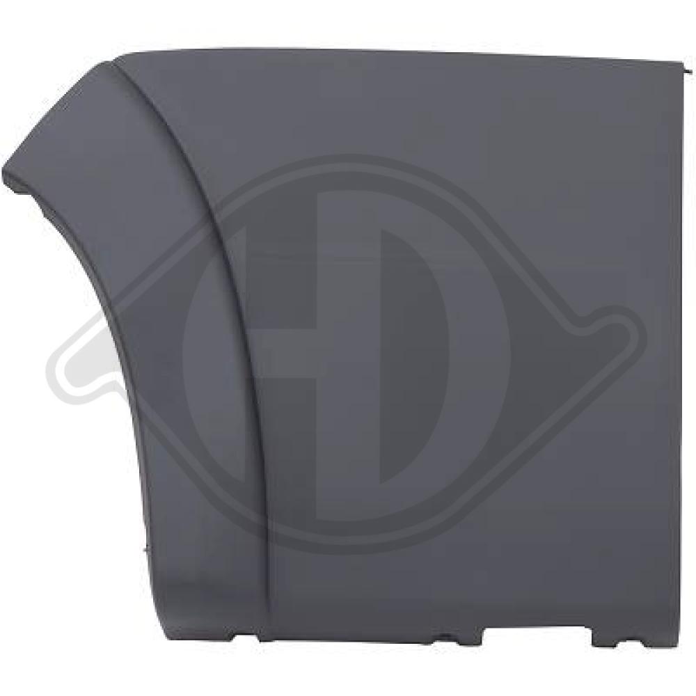 DIEDERICHS Pynte-/beskyttelsesliste, sidepanel 3484567 bagved til venstre for PEUGEOT