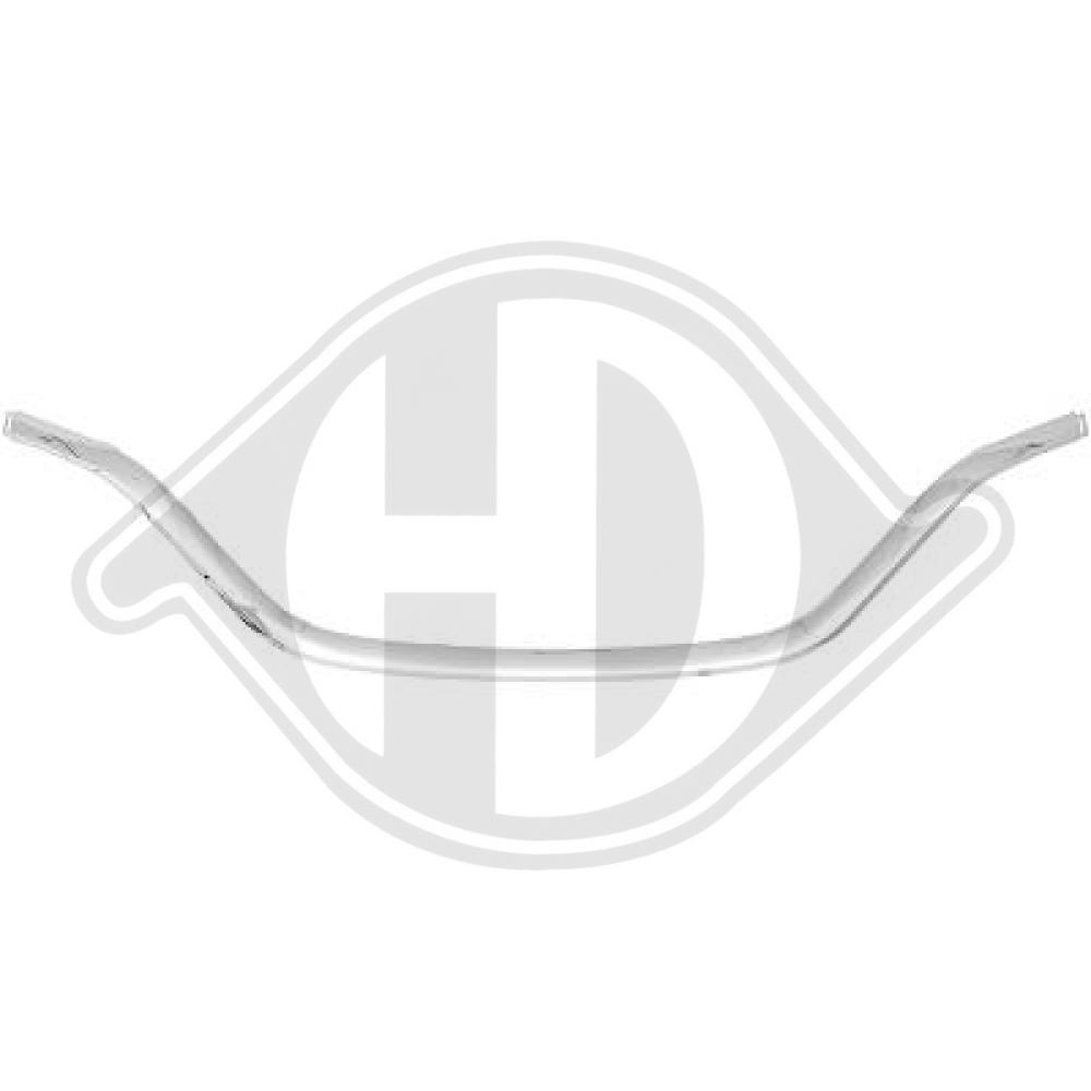 DIEDERICHS Pynte-/beskyttelsesliste, kølergitter 4407043 for RENAULT