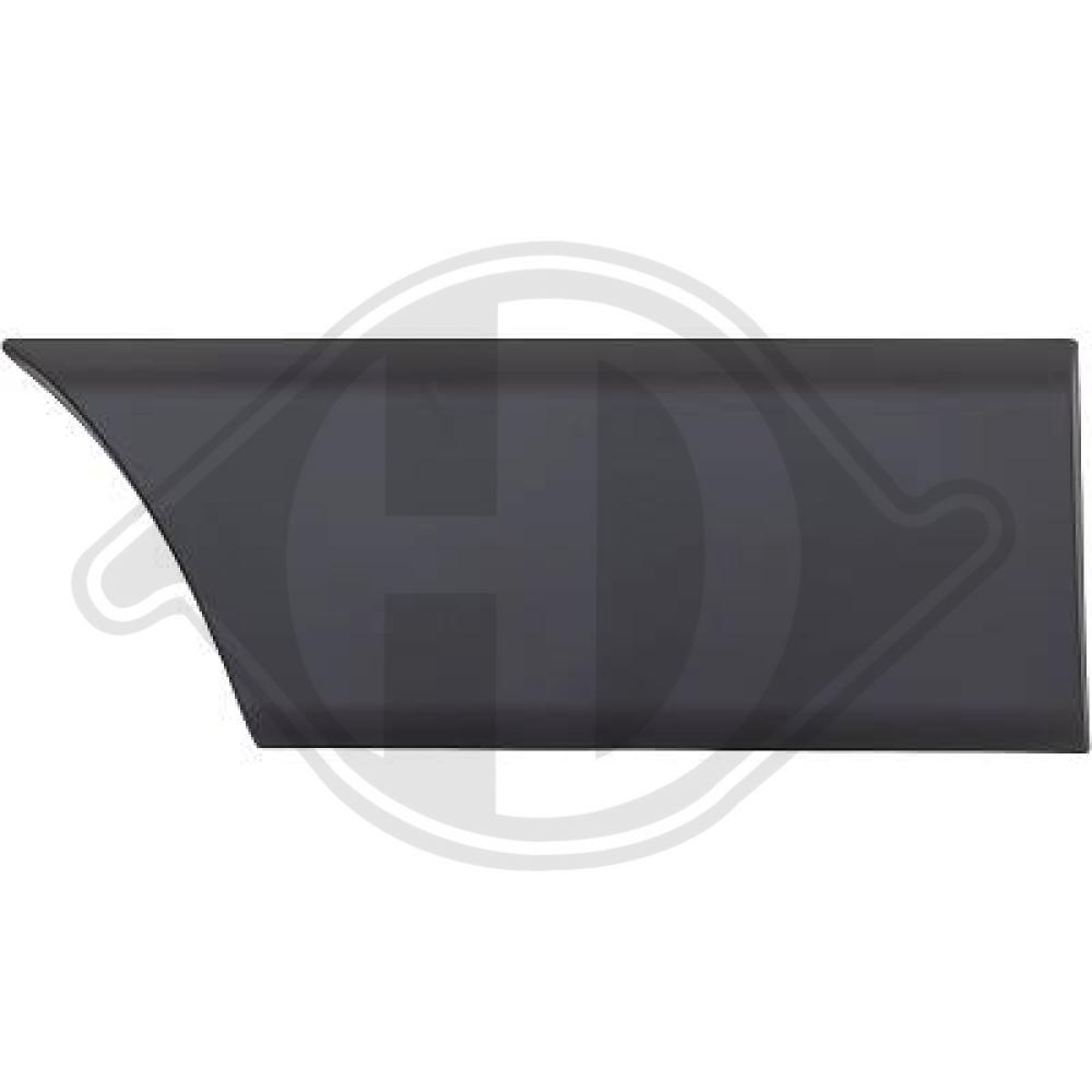 DIEDERICHS Pynte-/beskyttelsesliste, sidepanel 4487364 bagved til højre for OPEL RENAULT