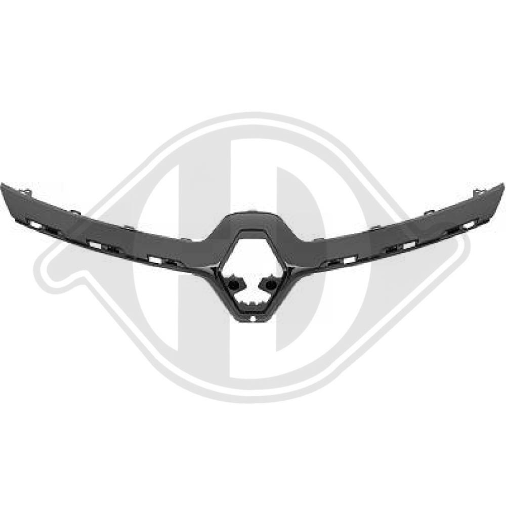 DIEDERICHS Pynte-/beskyttelsesliste, kølergitter 4407042 for RENAULT