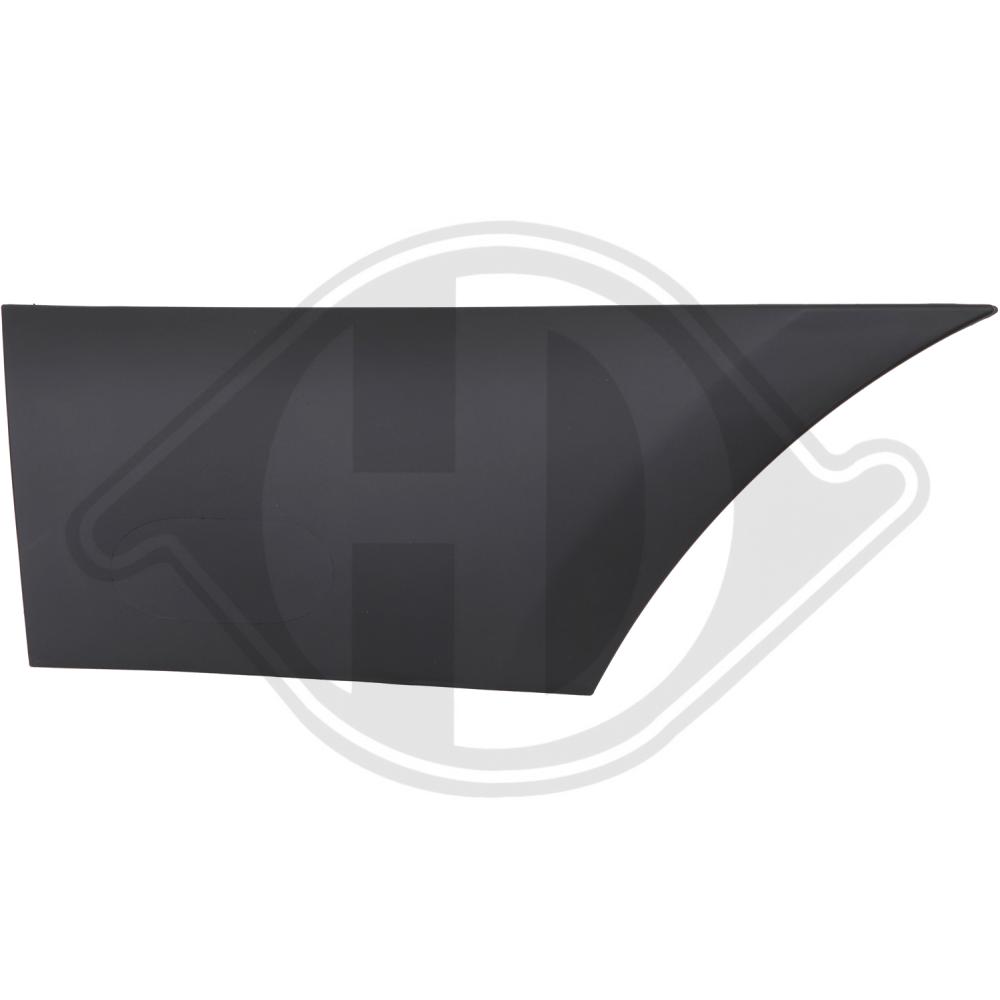 DIEDERICHS Pynte-/beskyttelsesliste, sidepanel 1664360 bagved til højre for MERCEDES-BENZ