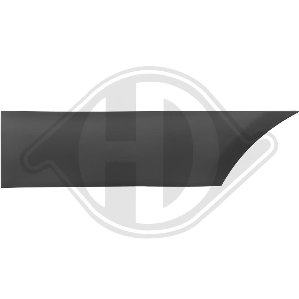 DIEDERICHS Pynte-/beskyttelsesliste, sidepanel 1664365 bagved til venstre for MERCEDES-BENZ