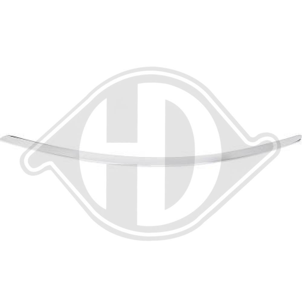 DIEDERICHS Pynte-/beskyttelsesliste, kofanger 1685167 bagved til venstre for MERCEDES-BENZ