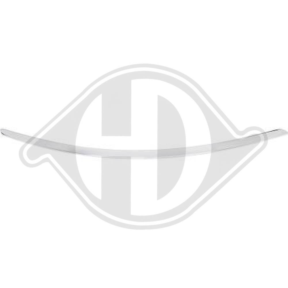 DIEDERICHS Pynte-/beskyttelsesliste, kofanger 1685166 bagved til højre for MERCEDES-BENZ