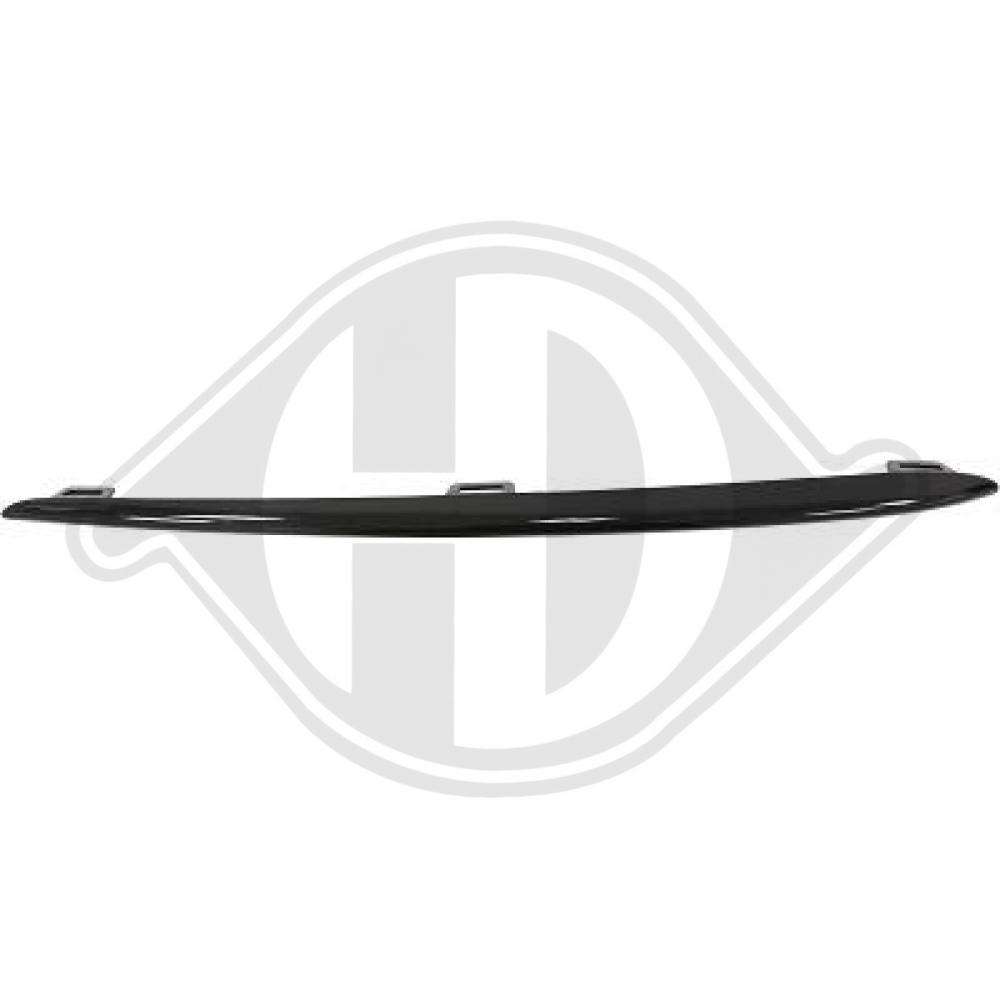 DIEDERICHS Pynte-/beskyttelsesliste, kølergitter 1693362 højre for MERCEDES-BENZ