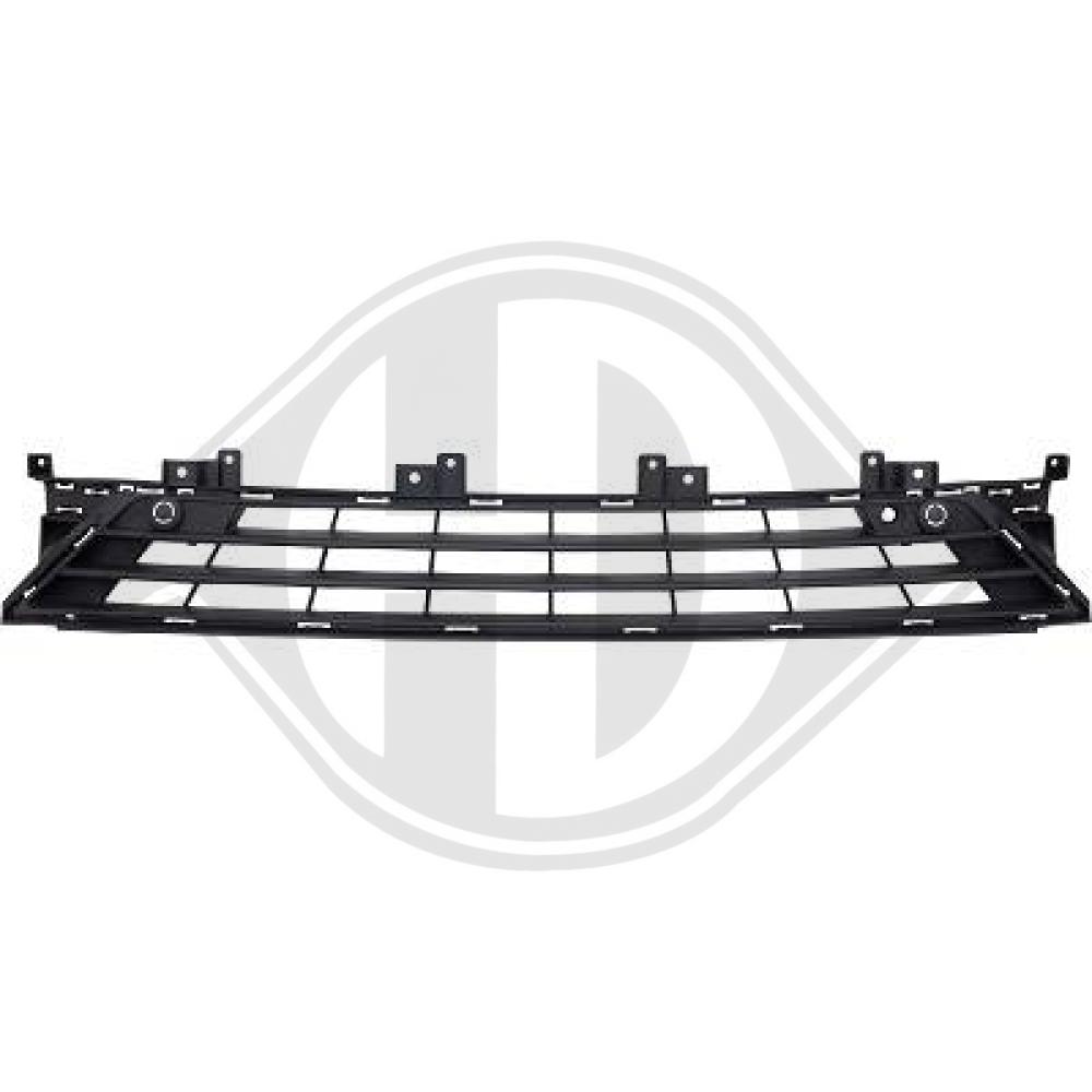 DIEDERICHS Kofangergitter 1808144 midten for OPEL