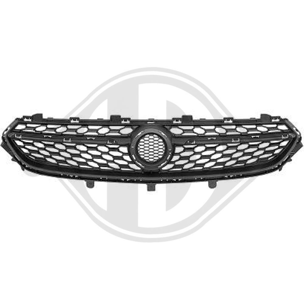 DIEDERICHS Kølergitter 1816040 for OPEL