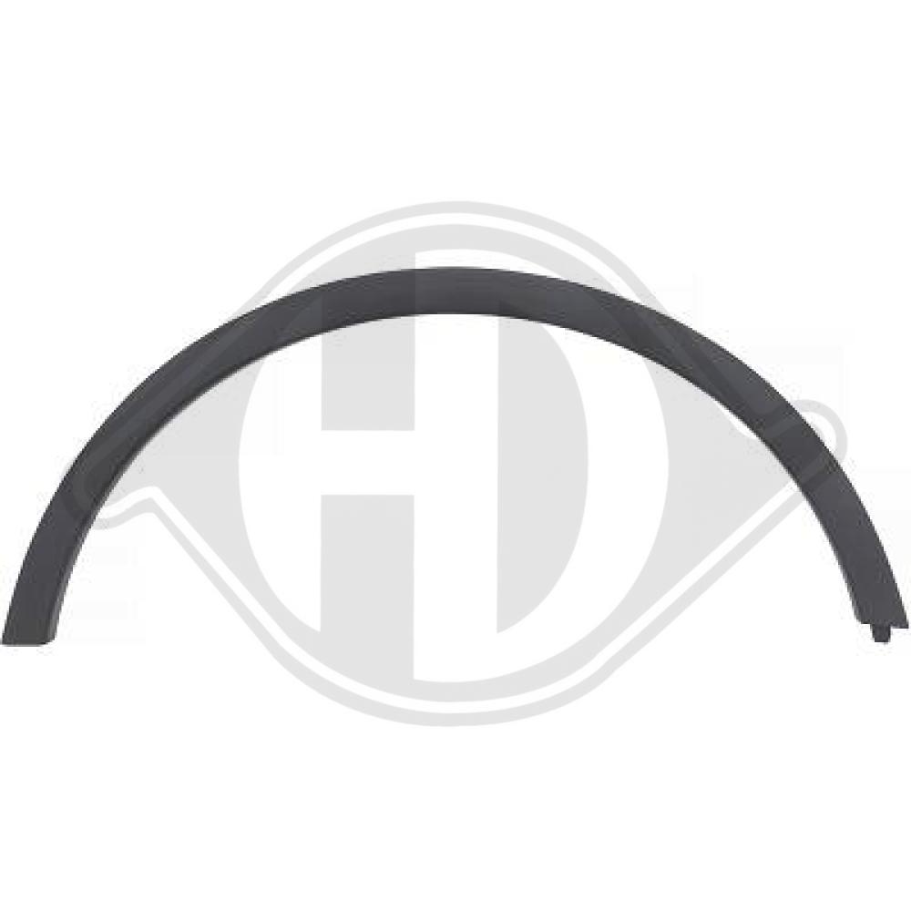 DIEDERICHS Skærmforøger 1835032 foran til højre for VAUXHALL OPEL CHEVROLET