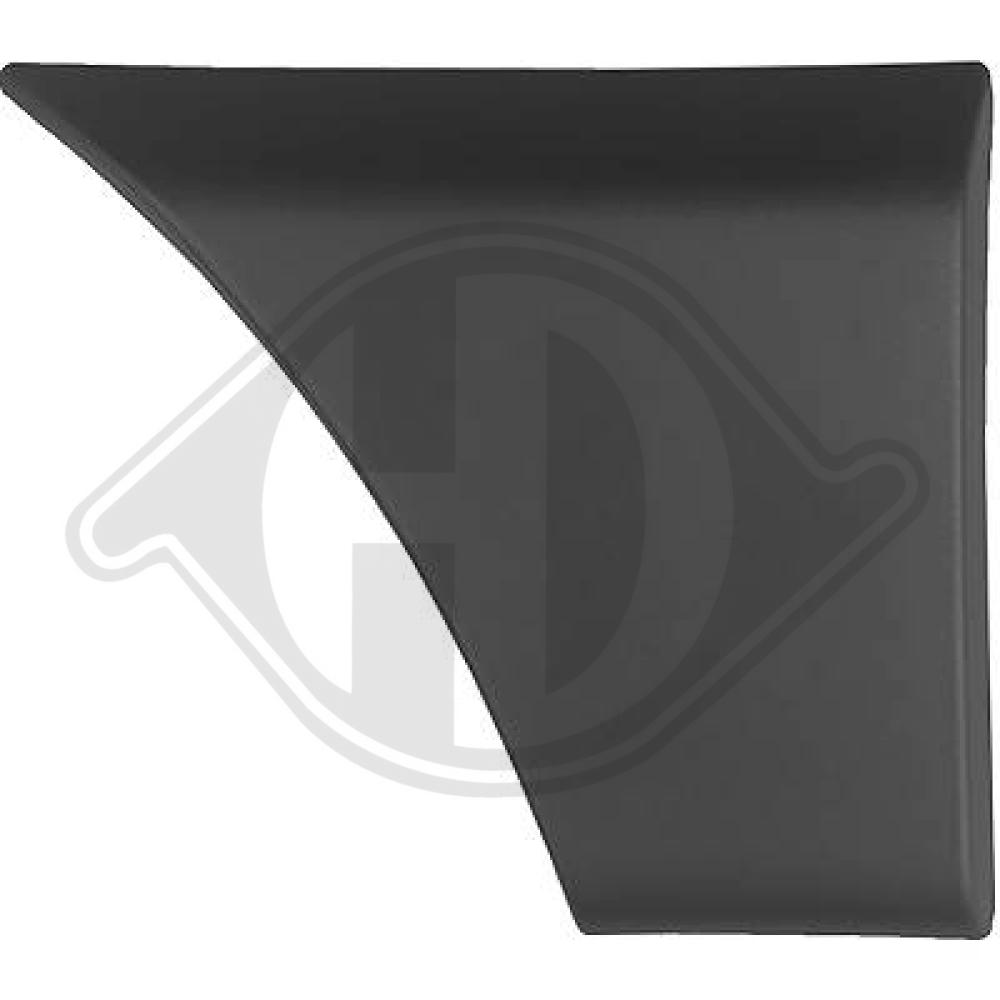 DIEDERICHS Pynte-/beskyttelsesliste, sidepanel 4487360 bagved til højre for OPEL RENAULT