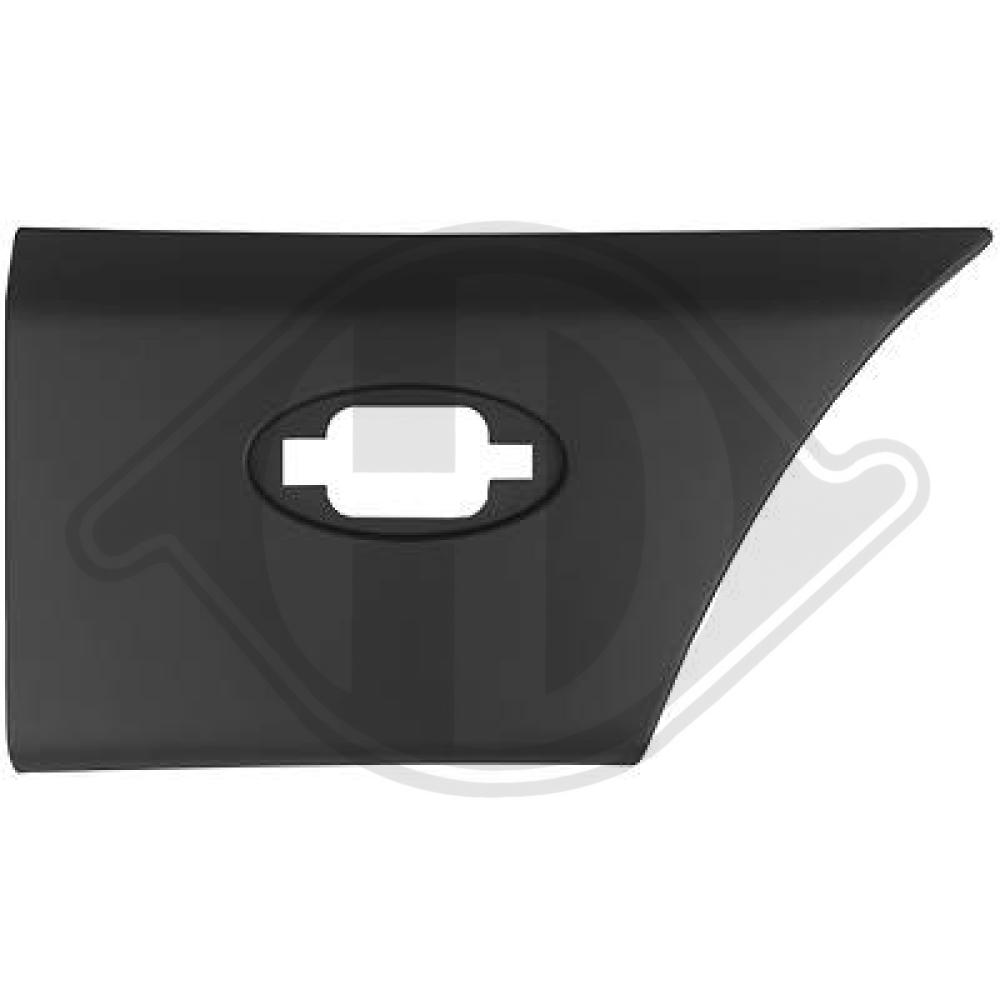 DIEDERICHS Pynte-/beskyttelsesliste, sidepanel 4487468 højre for OPEL NISSAN RENAULT