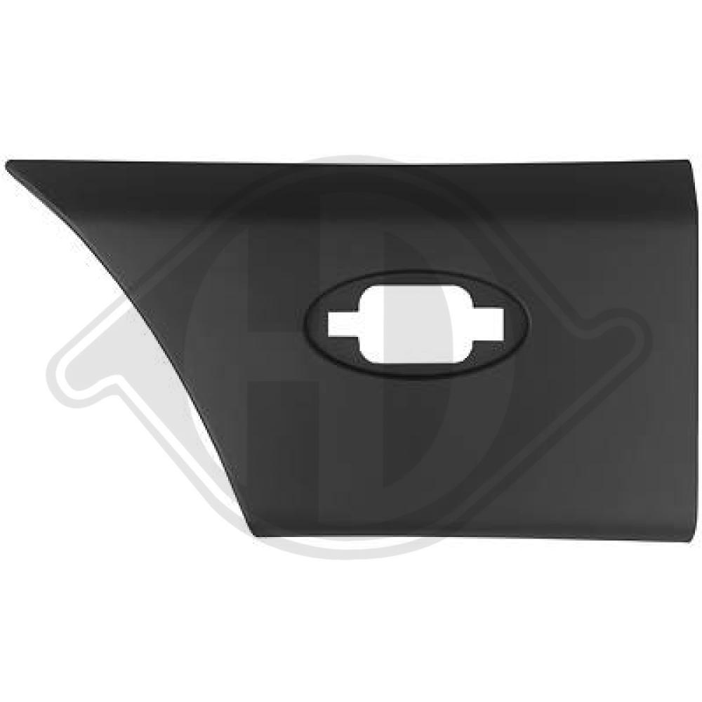 DIEDERICHS Pynte-/beskyttelsesliste, sidepanel 4487469 venstre for OPEL NISSAN RENAULT