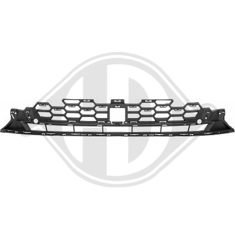 DIEDERICHS Kofangergitter 1034045 foran for AUDI