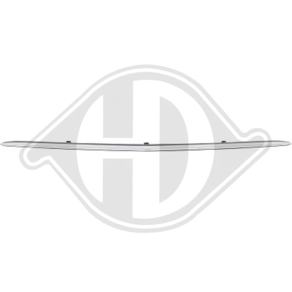 DIEDERICHS Pynte-/beskyttelsesliste, kofanger 1648061 foran for MERCEDES-BENZ