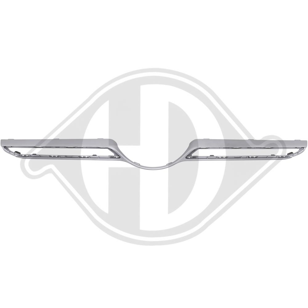 DIEDERICHS Pynte-/beskyttelsesliste, kølergitter 1693043 foran for MERCEDES-BENZ