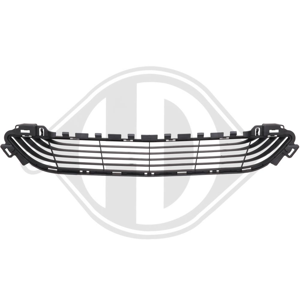 DIEDERICHS Kofangergitter 1673045 foran for MERCEDES-BENZ