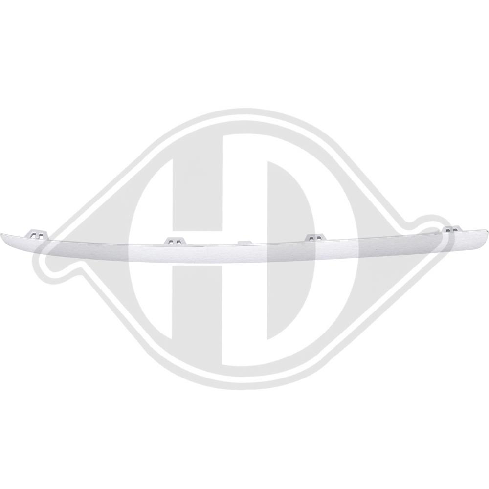 DIEDERICHS Pynte-/beskyttelsesliste, kølergitter 1641042 højre for MERCEDES-BENZ