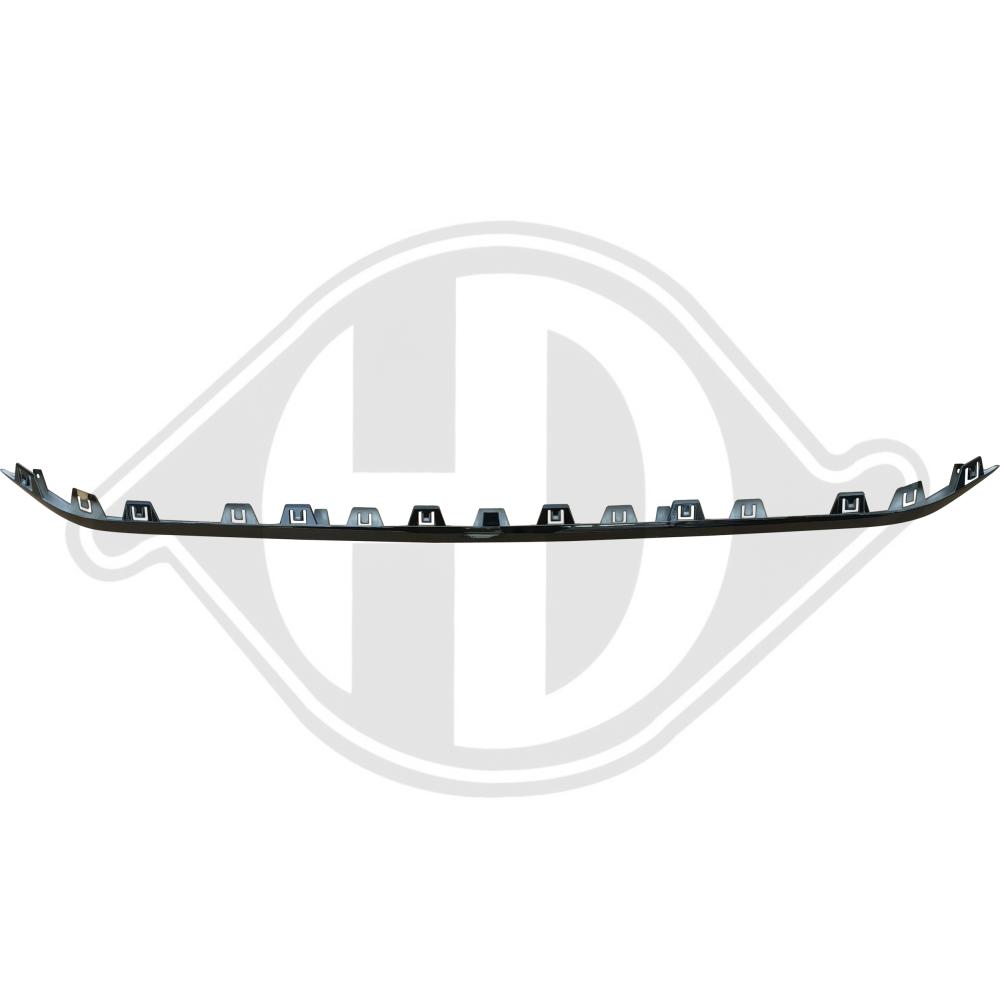 DIEDERICHS Pynte-/beskyttelsesliste, kofanger 1686069 bag for MERCEDES-BENZ