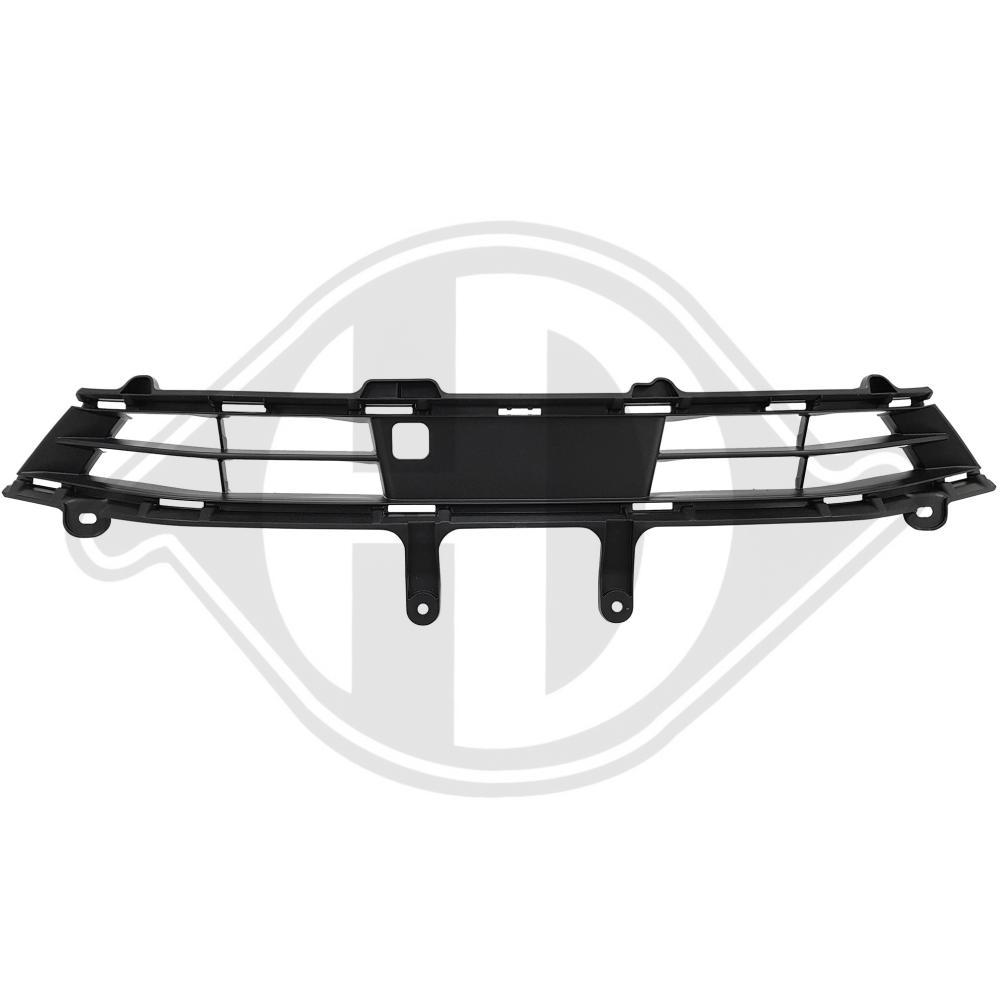 DIEDERICHS Kofangergitter 6638045 midten for TOYOTA