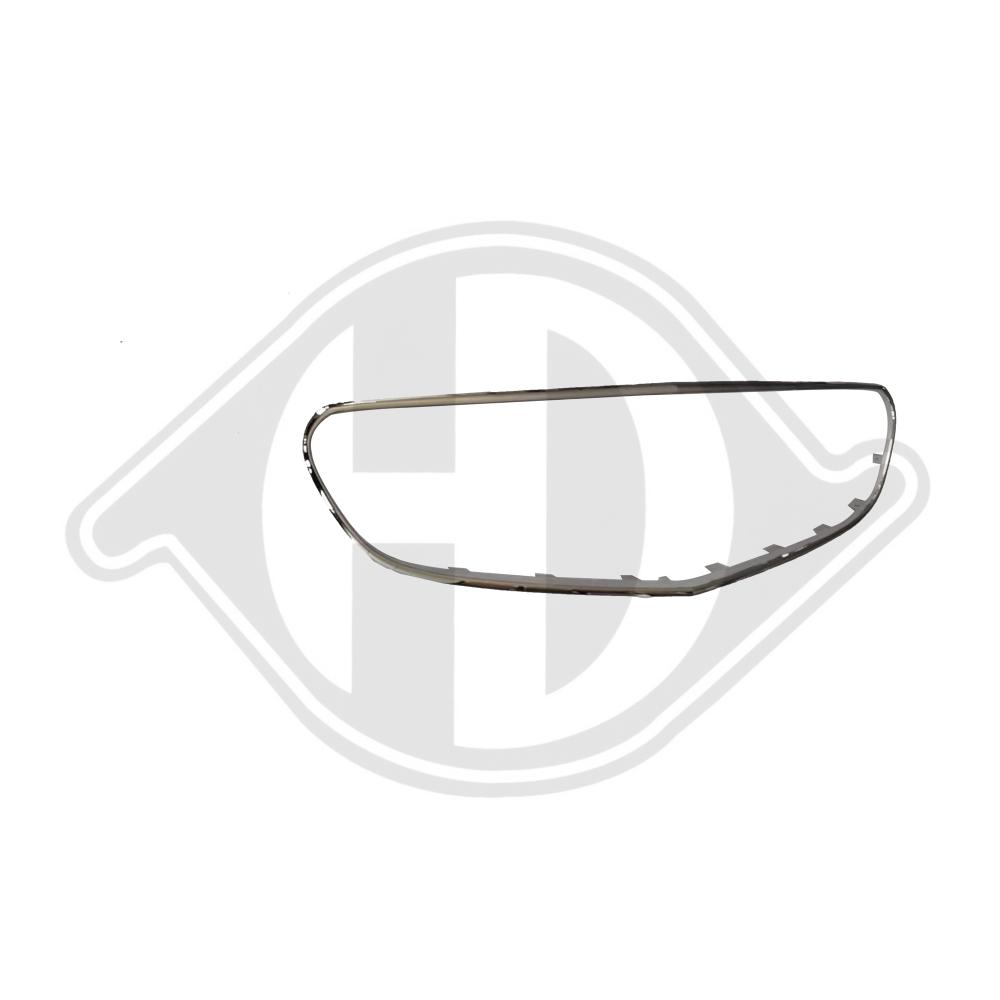 DIEDERICHS Ramme, kølergitter 1616244 foran for MERCEDES-BENZ