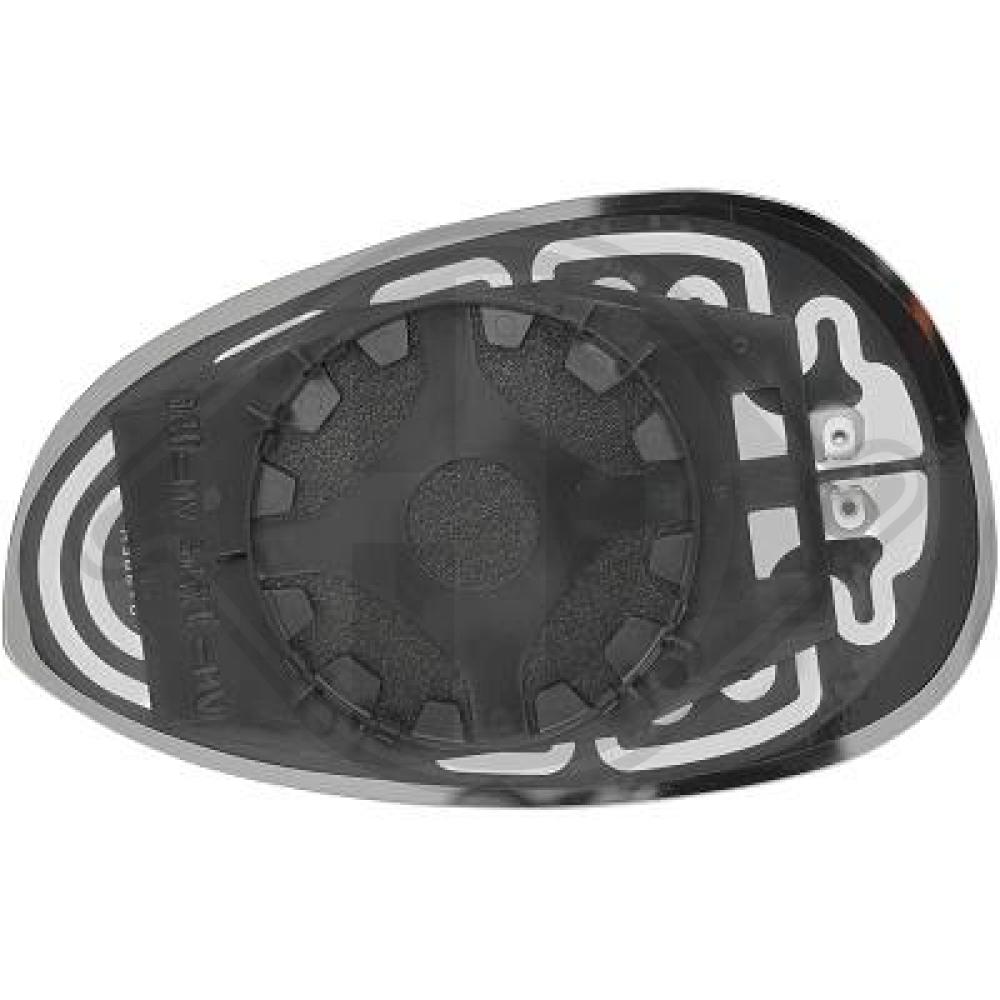 DIEDERICHS Spejlglas, udvendig spejl 3405227 venstre for FIAT
