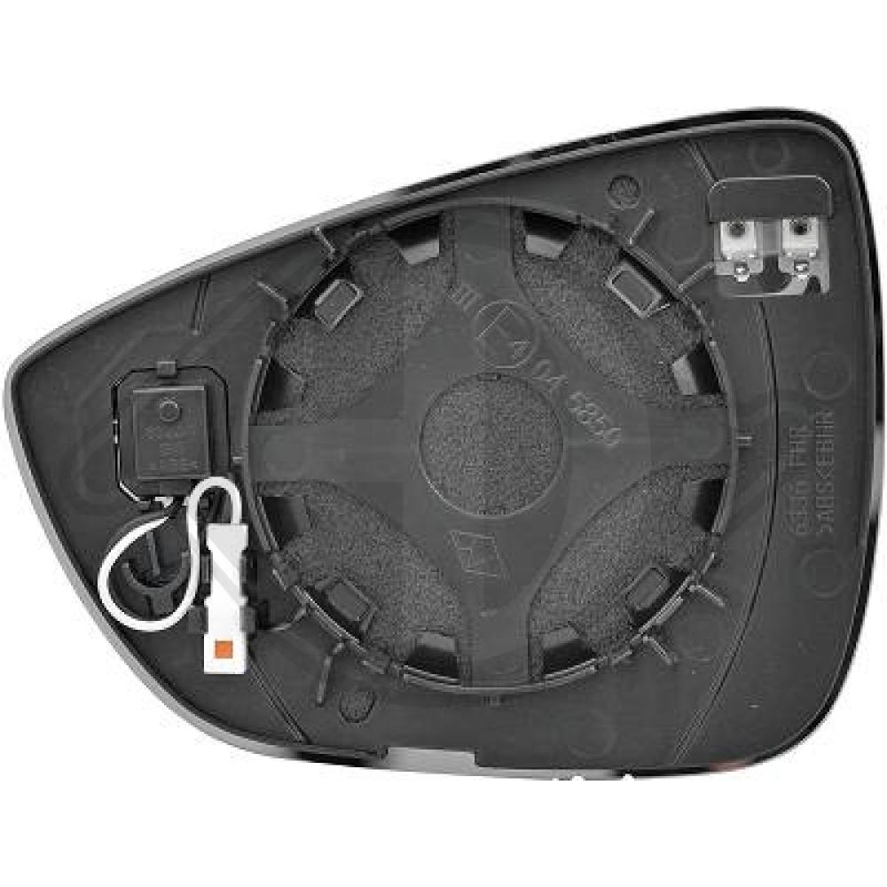 DIEDERICHS Spejlglas, udvendig spejl 1530126 højre for FORD