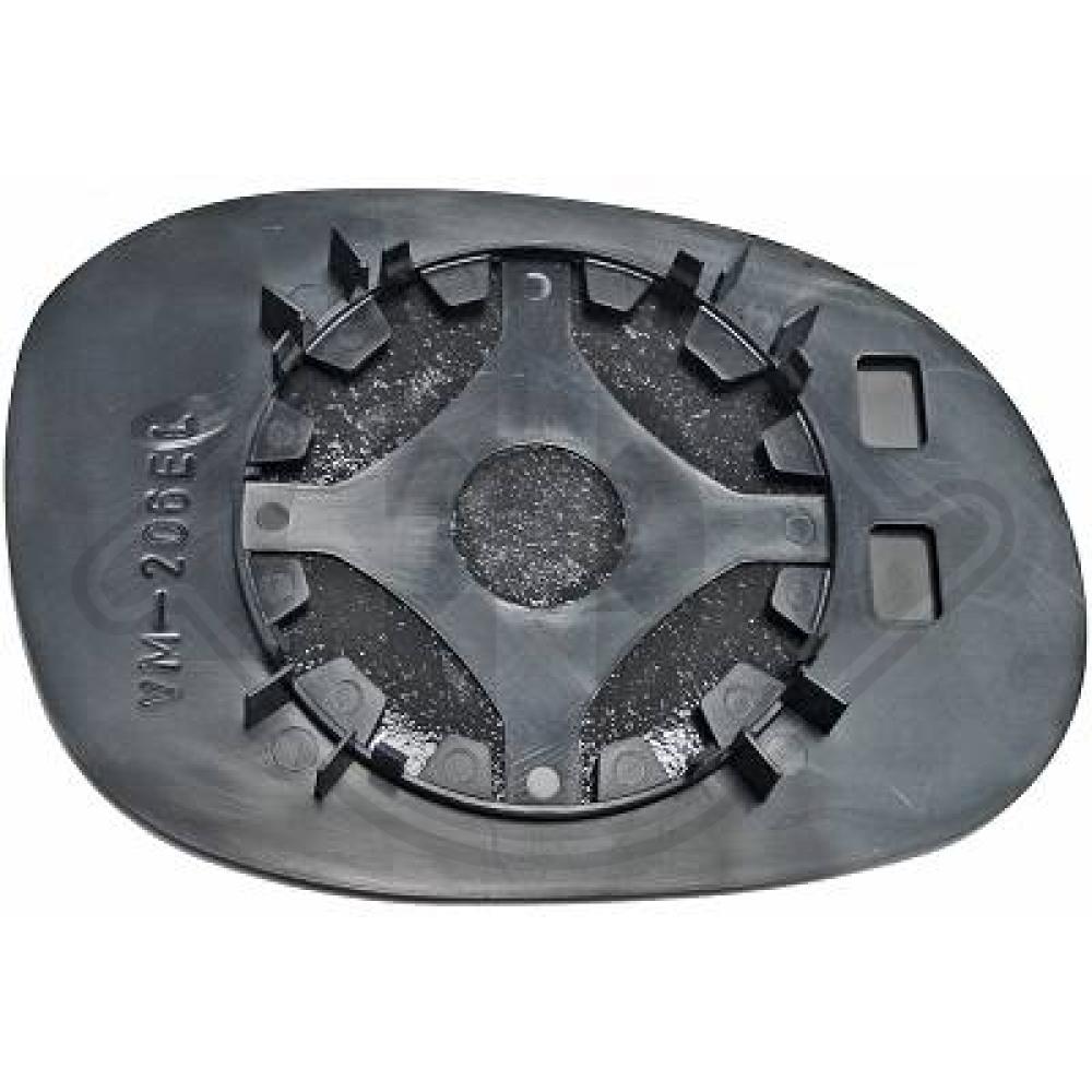 DIEDERICHS Spejlglas, udvendig spejl 4005325 venstre for PEUGEOT