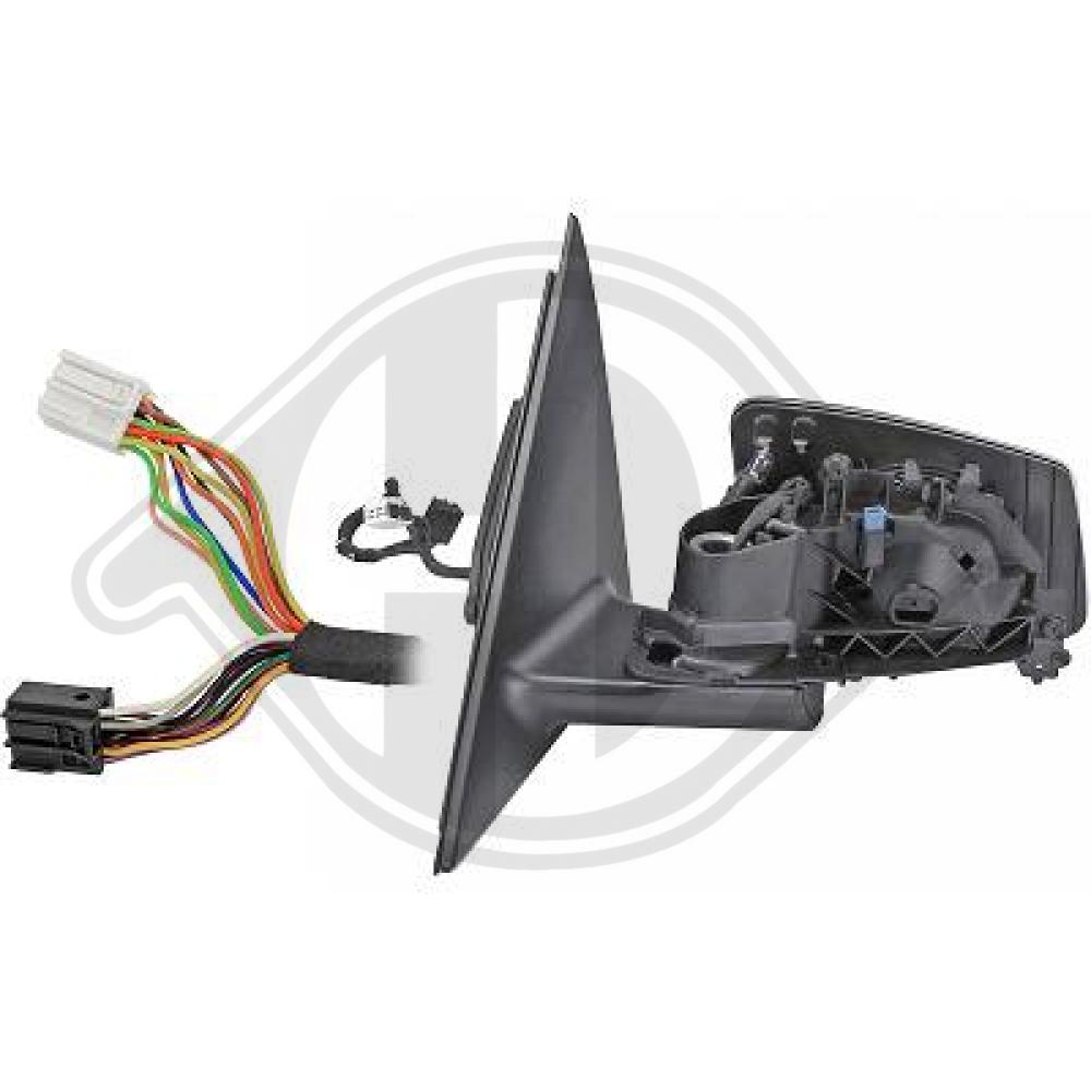 DIEDERICHS Sidespejl 1616225 venstre for MERCEDES-BENZ