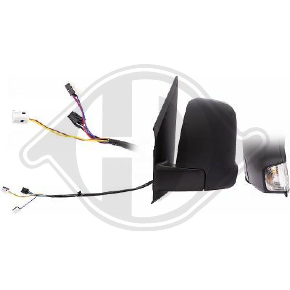 DIEDERICHS Sidespejl 1664125 venstre for MERCEDES-BENZ