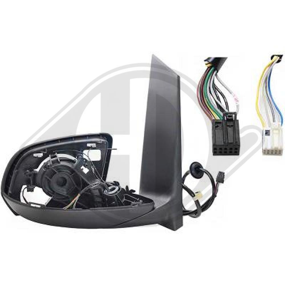 DIEDERICHS Sidespejl 1668026 højre for MERCEDES-BENZ