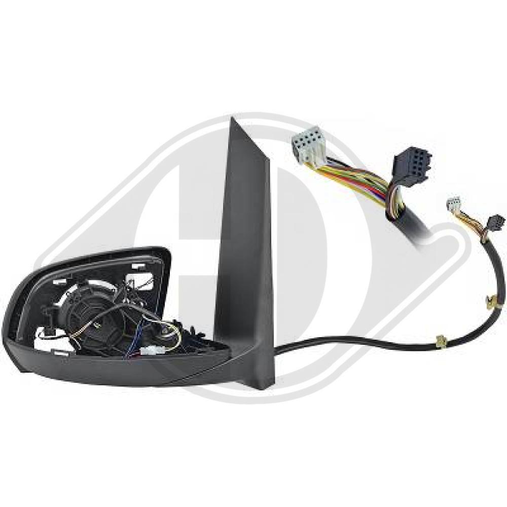 DIEDERICHS Sidespejl 1668124 højre for MERCEDES-BENZ