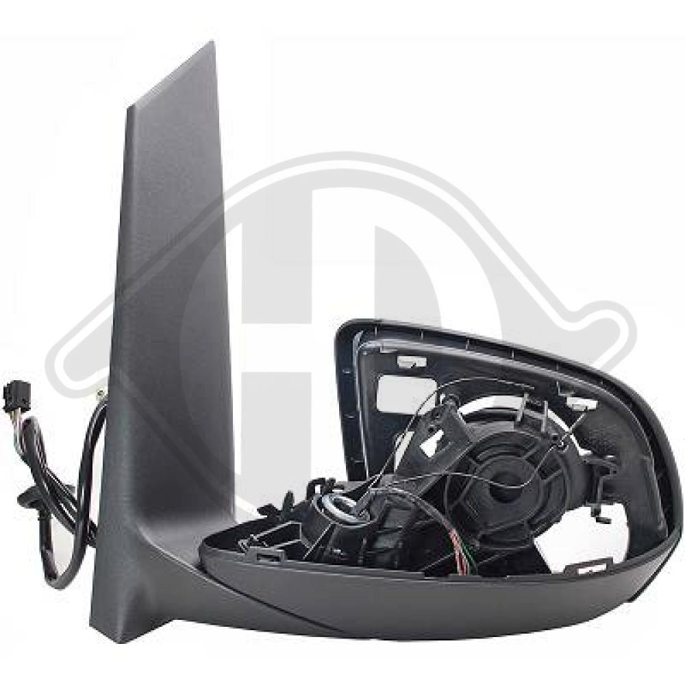 DIEDERICHS Sidespejl 1668025 venstre for MERCEDES-BENZ