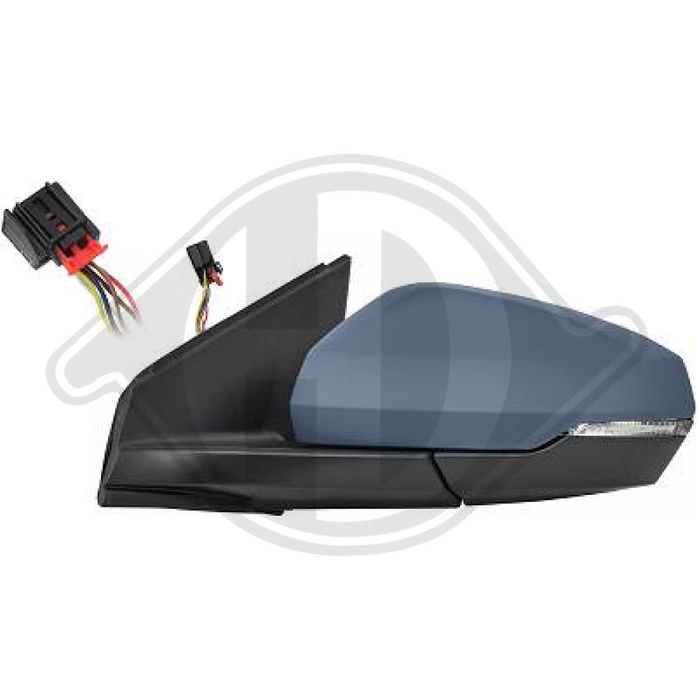 DIEDERICHS Sidespejl 2209225 venstre for VW