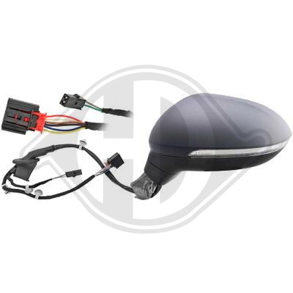 DIEDERICHS Sidespejl 2249027 venstre for VW