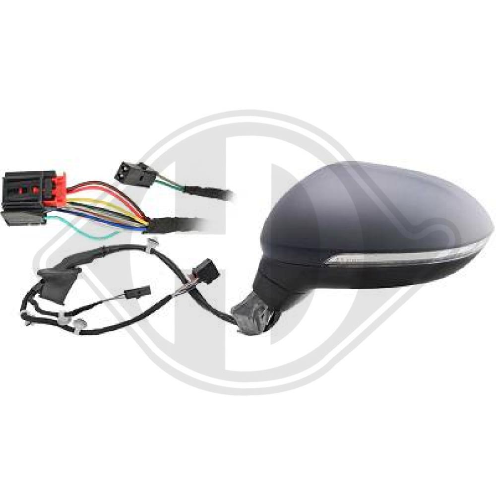 DIEDERICHS Sidespejl 2249029 venstre for VW