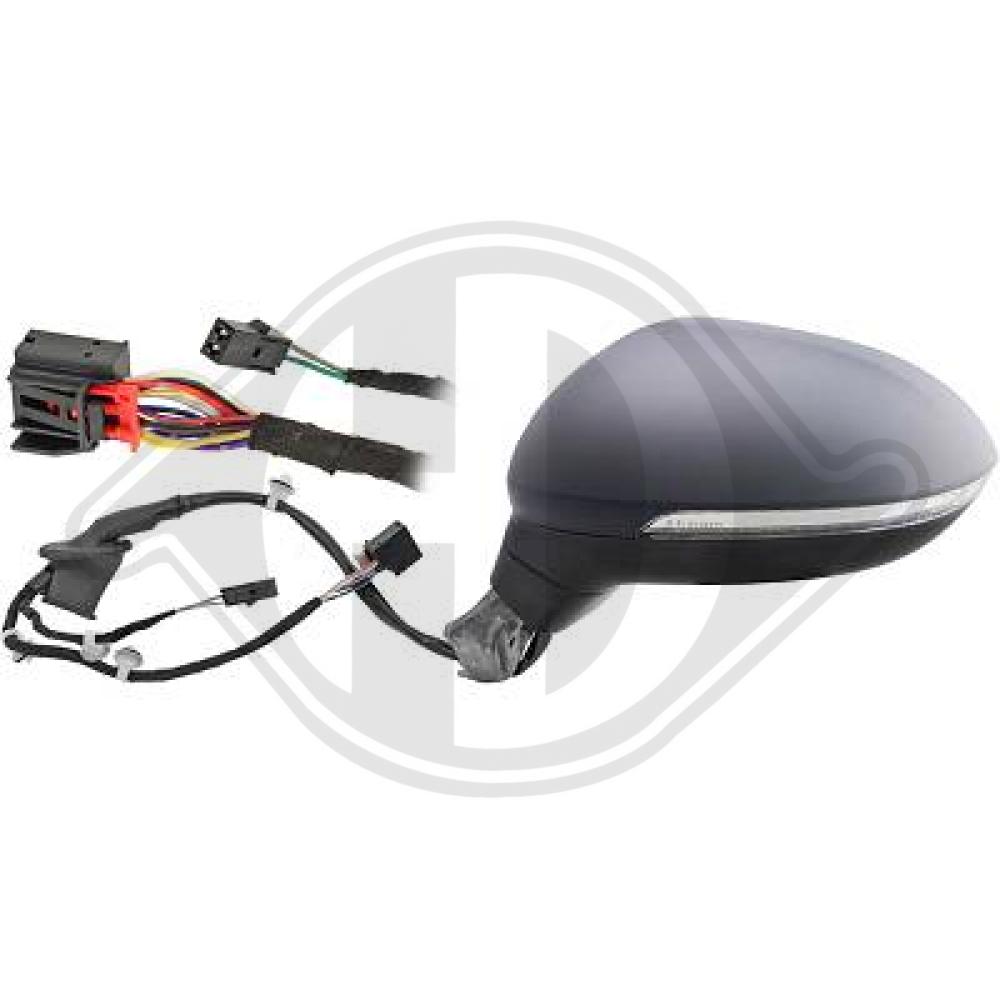 DIEDERICHS Sidespejl 2249125 venstre for VW