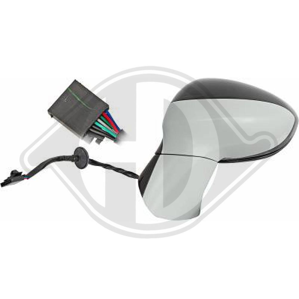 DIEDERICHS Sidespejl 1892325 venstre for OPEL