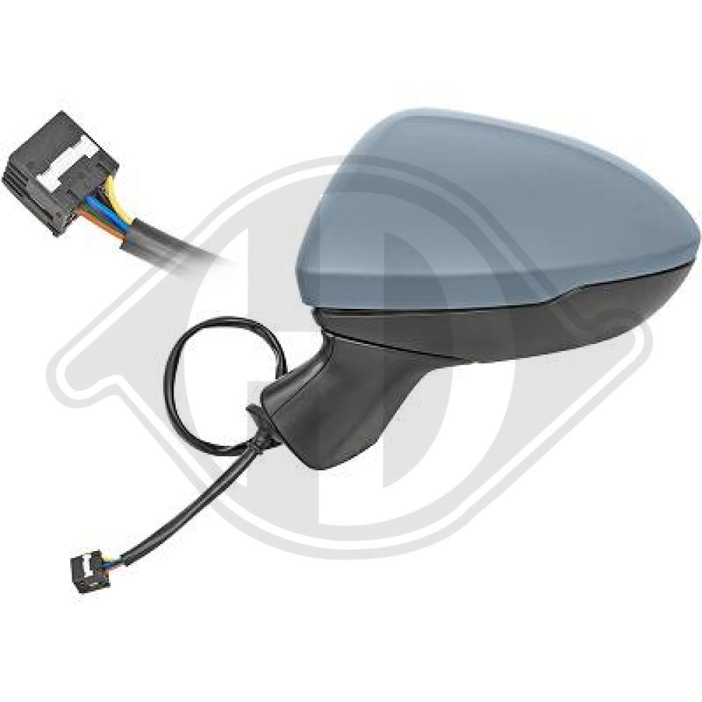 DIEDERICHS Sidespejl 1808325 venstre for OPEL