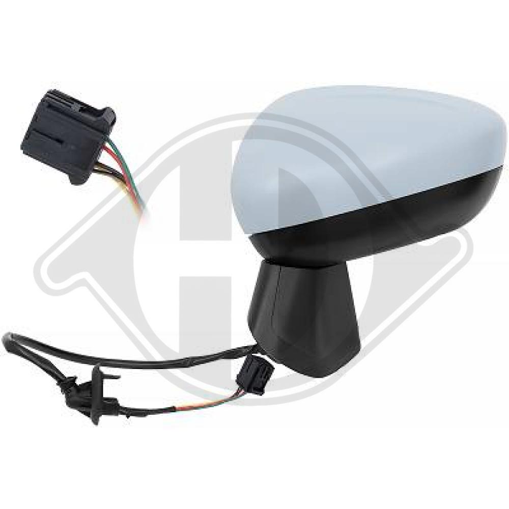 DIEDERICHS Sidespejl 1877125 venstre for OPEL