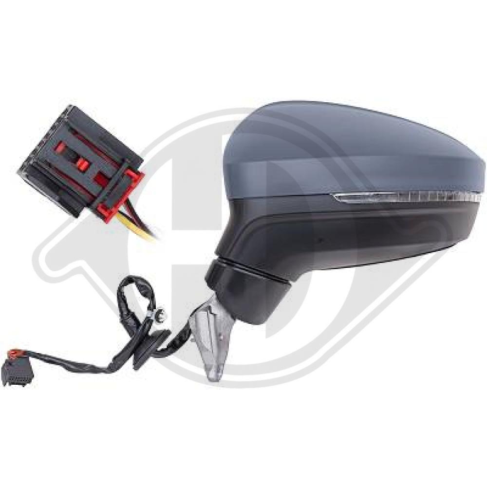 DIEDERICHS Sidespejl 2256125 venstre for VW