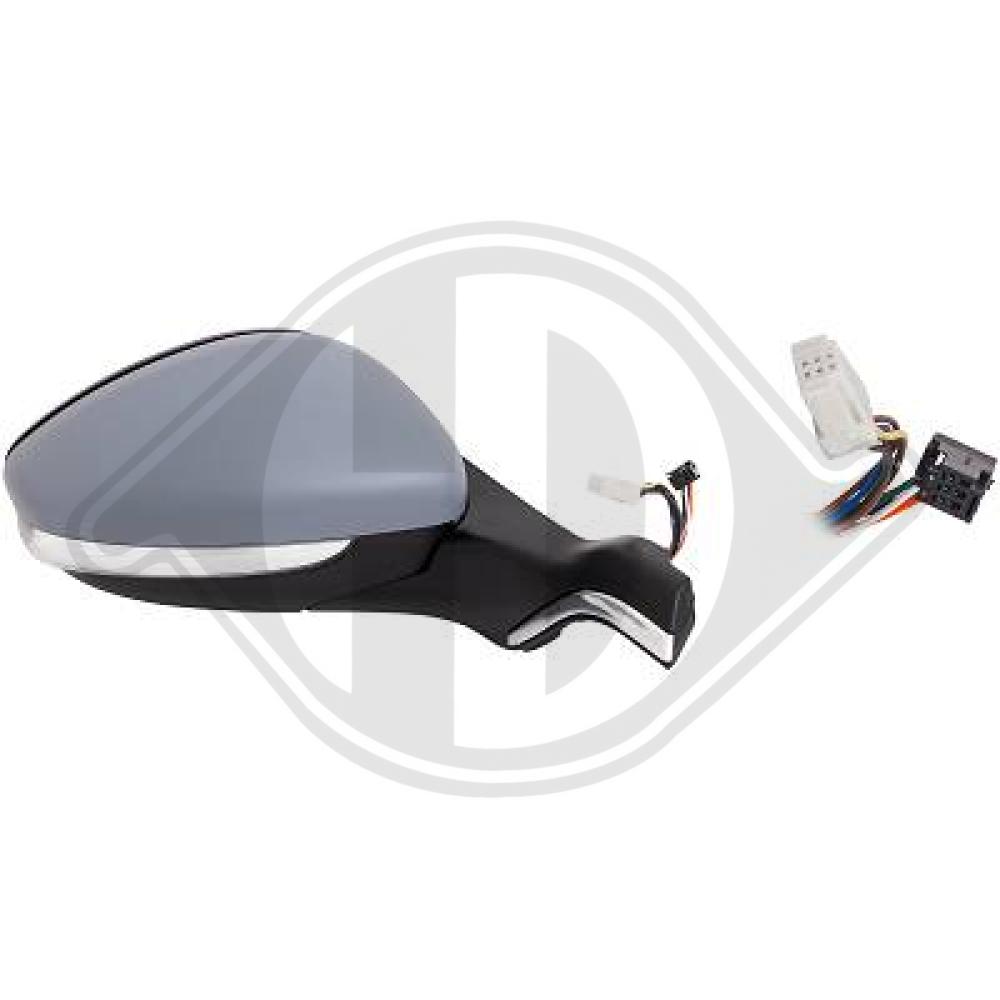 DIEDERICHS Sidespejl 4227324 højre for PEUGEOT