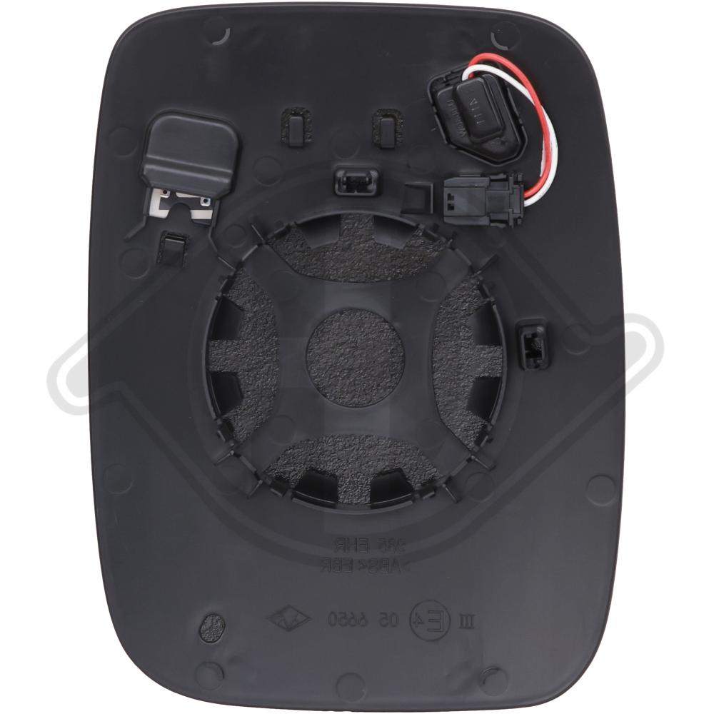 DIEDERICHS Spejlglas, udvendig spejl 4497327 venstre for NISSAN RENAULT