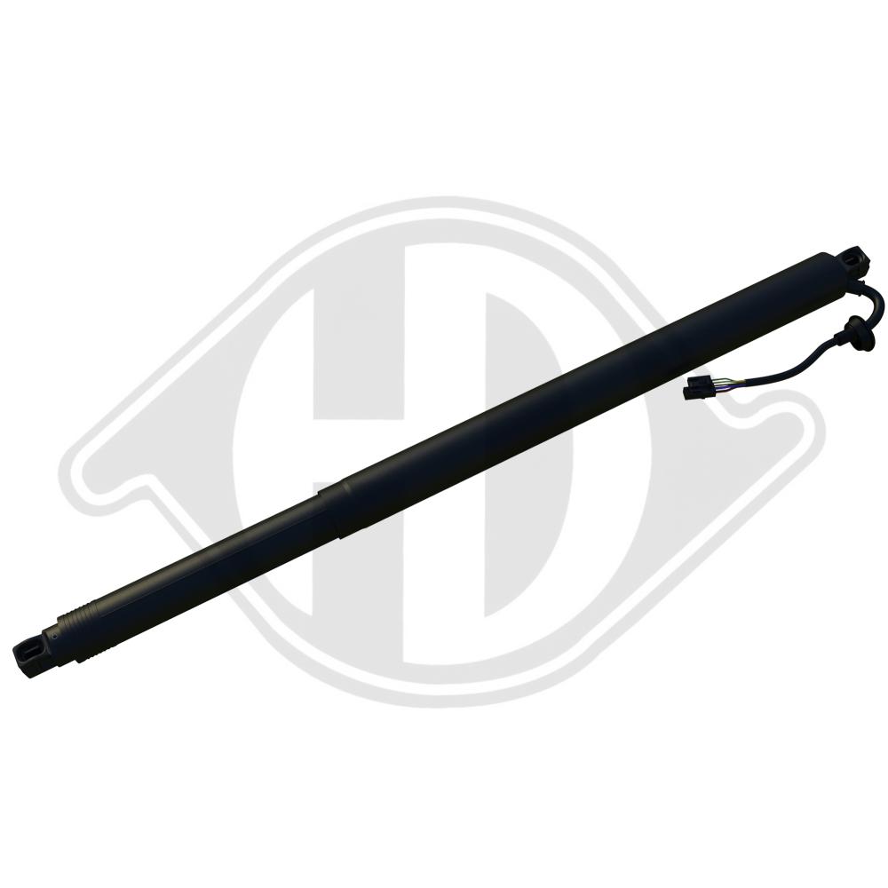DIEDERICHS Gasfjeder, kuffert-/lastrum 9100503 bagved til venstre for SKODA