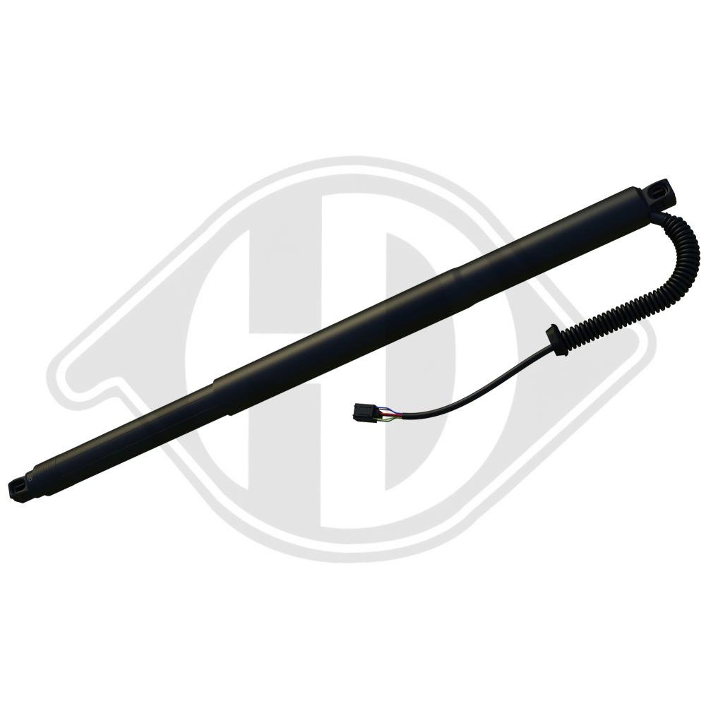 DIEDERICHS Gasfjeder, kuffert-/lastrum 9100509 bagved til venstre for SKODA